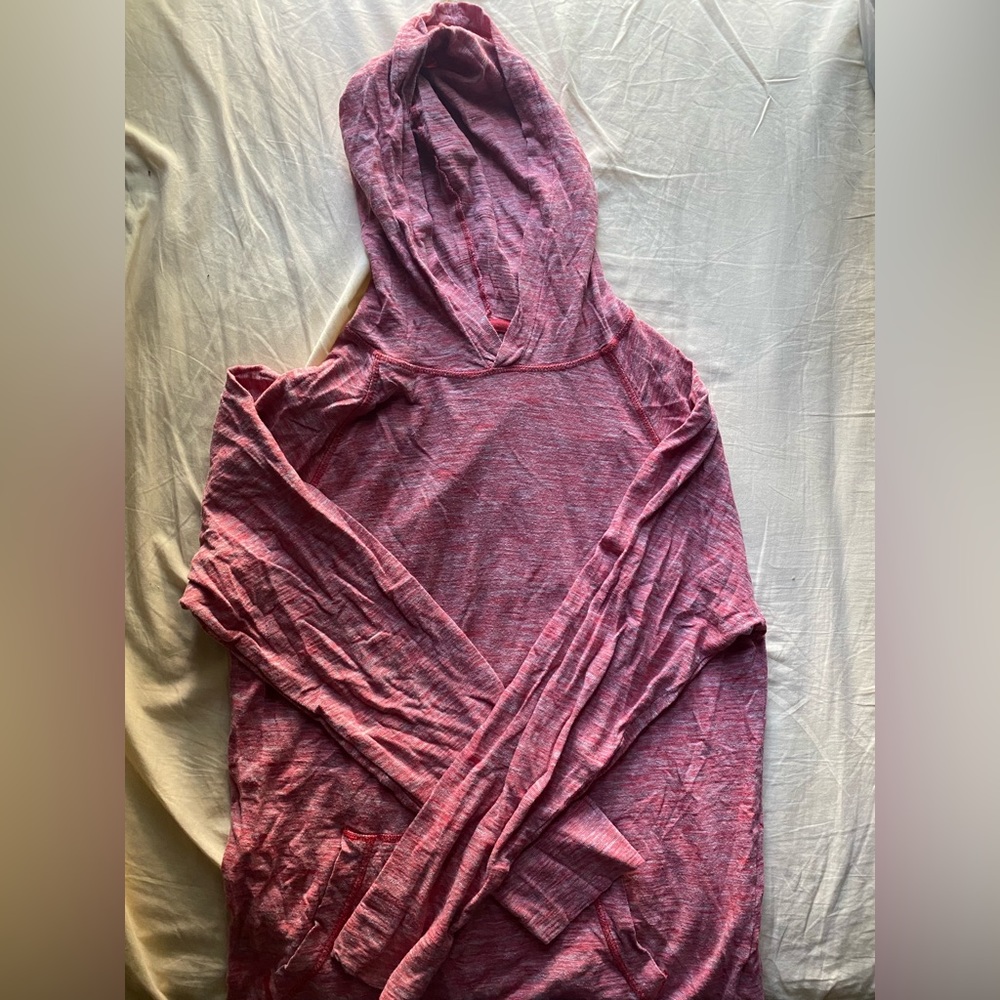 Gap Pink Stretchy Thin Hoodie Medium